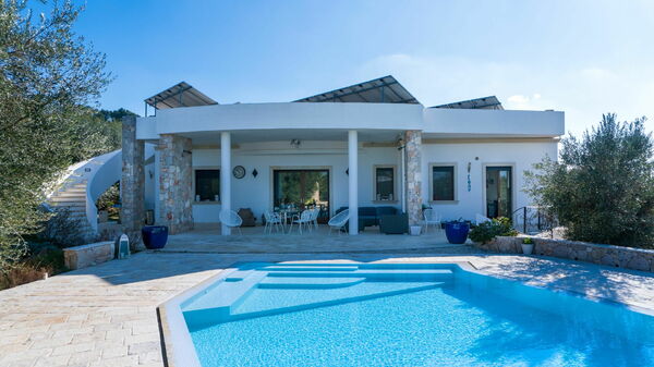 Villa Modigliani: pool, Udendørs