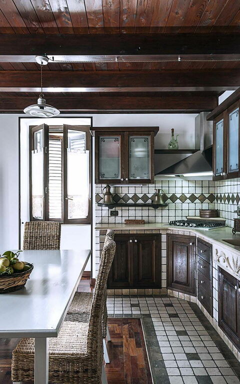 Villa Carolina: Frokostlokale, Køkken