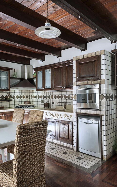 Villa Carolina: Frokostlokale, Køkken