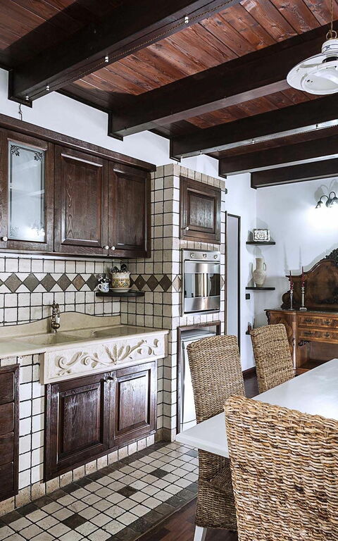 Villa Carolina: Frokostlokale, Køkken