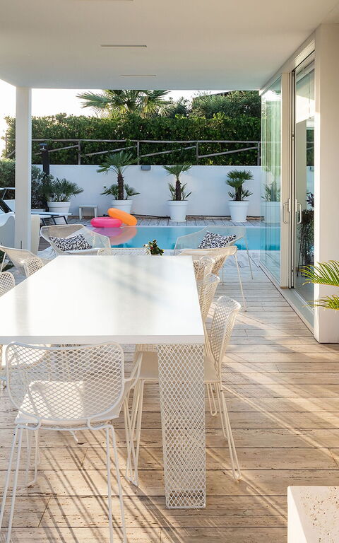 Villa Bellini: Altan / terrasse / gårdhave