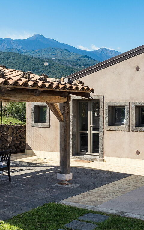 Villa Torre Etnea: Have, Udendørs