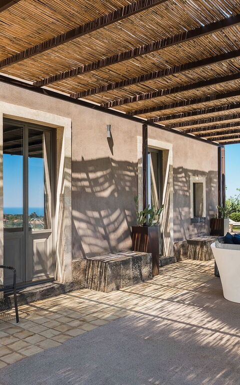 Villa Torre Etnea: Altan / terrasse / gårdhave, Udendørs, Udvendige