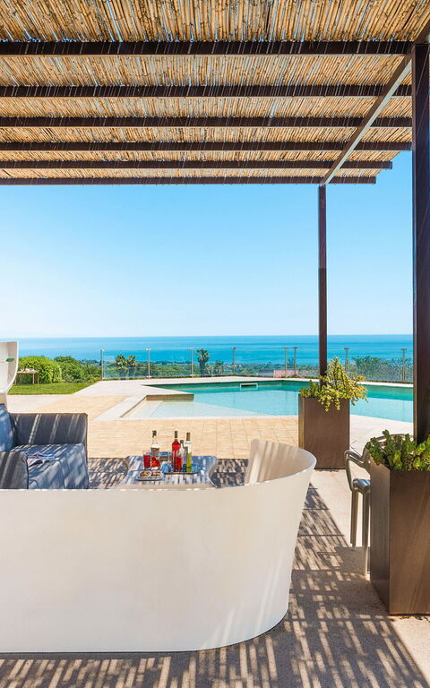 Villa Torre Etnea: Altan / terrasse / gårdhave, Have, pool, Udendørs, Udvendige