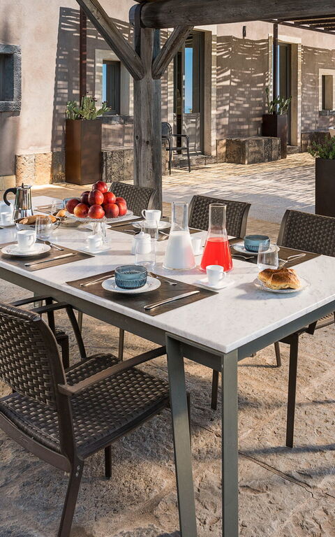 Villa Torre Etnea: Altan / terrasse / gårdhave, Udendørs, Udvendige