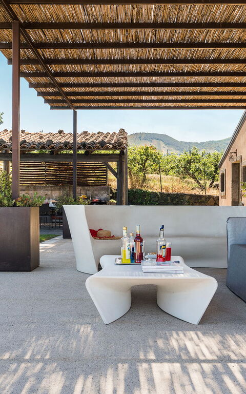 Villa Torre Etnea: Altan / terrasse / gårdhave, Udendørs, Udvendige