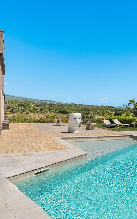 Villa Torre Etnea: pool, Udendørs, Udvendige