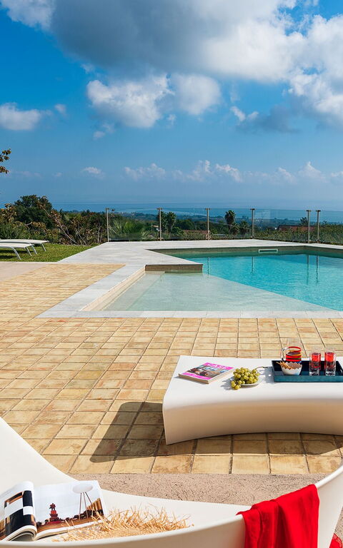 Villa Torre Etnea: Have, Udendørs