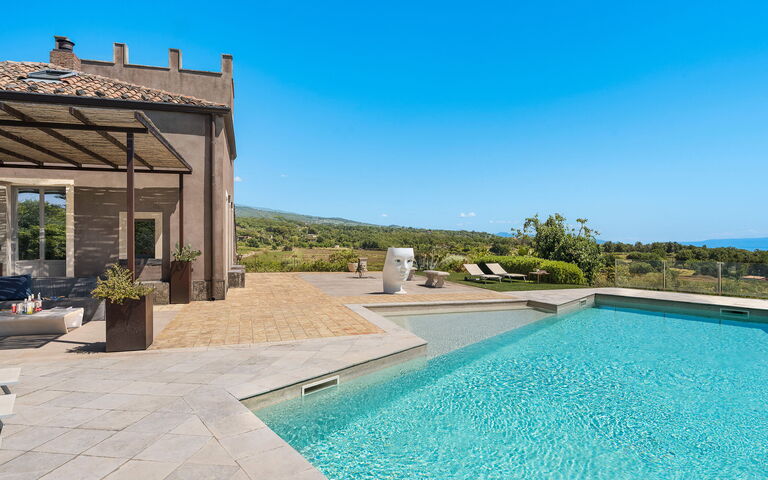Villa Torre Etnea: pool, Udendørs, Udvendige