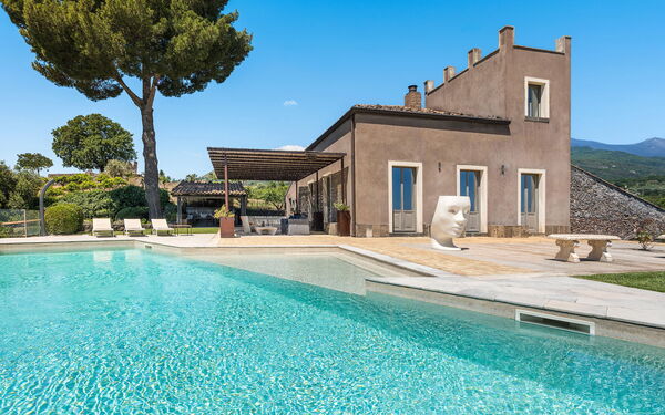 Villa Torre Etnea: pool, Udendørs, Udvendige