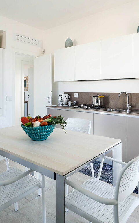 Villa San Lorenzo Rosmarino: Frokostlokale, Køkken