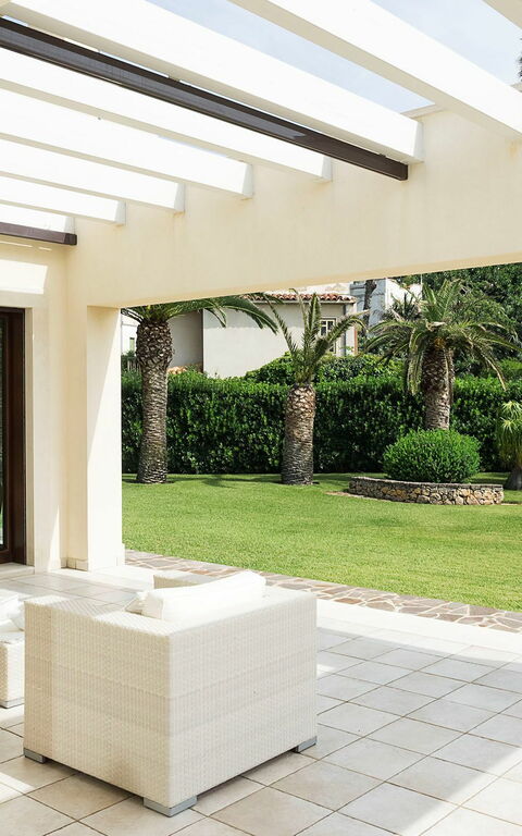 Villa La Plage: Altan / terrasse / gårdhave