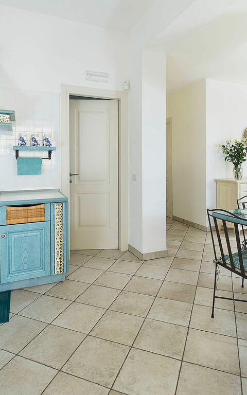 Villa La Plage: Frokostlokale, Køkken