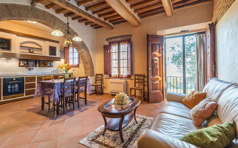 Feriebolig Smeraldo: Frokostlokale, Køkken, Stue