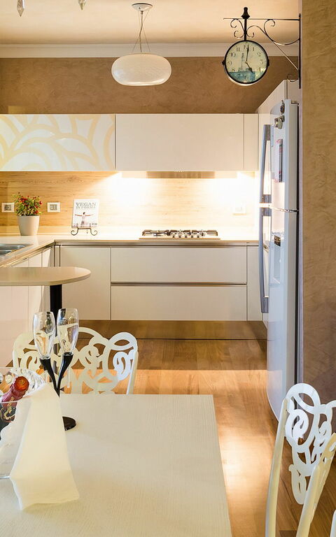 Villa Luce: Frokostlokale, Køkken