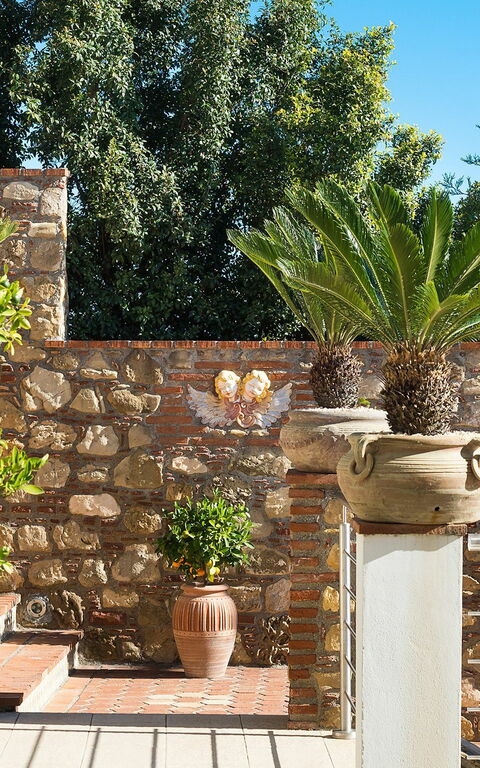 Villa Luce: Have, Udendørs