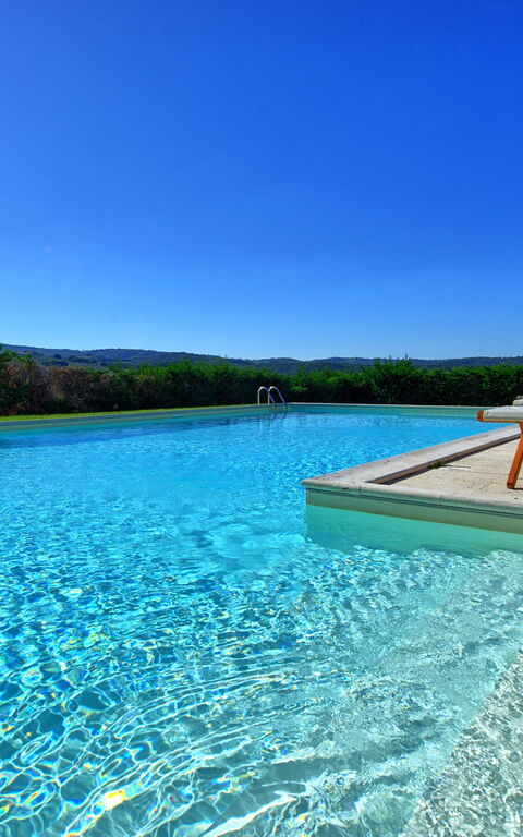 Villa Il Caggio: pool, Udvendige