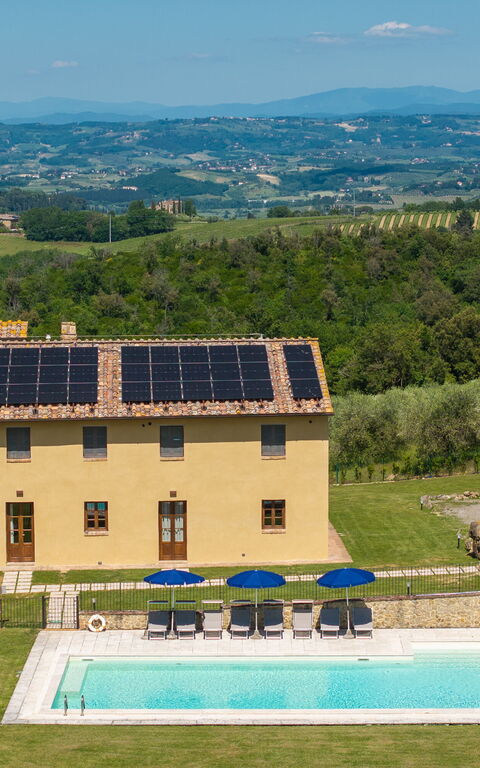 Villa Il Caggio: Have, pool, Udendørs, Udvendige, Visninger