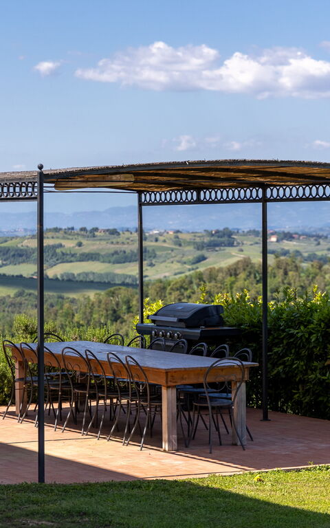 Villa Il Caggio: Altan / terrasse / gårdhave, Udendørs, Udvendige, Visninger