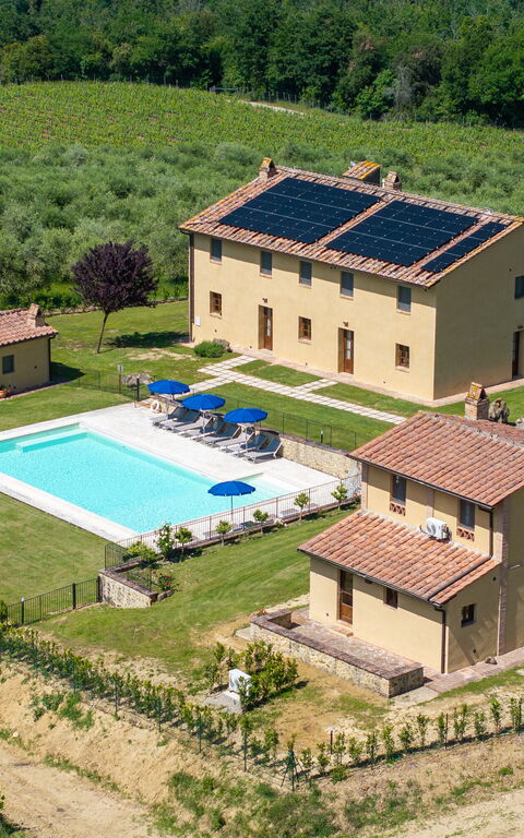 Villa Il Caggio: Have, pool, Udendørs, Udvendige, Visninger