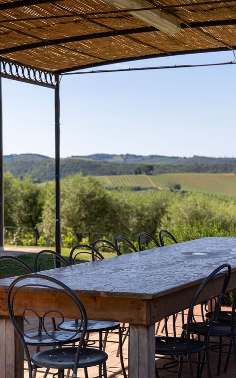 Villa Il Caggio: Altan / terrasse / gårdhave, Udendørs, Udvendige, Visninger