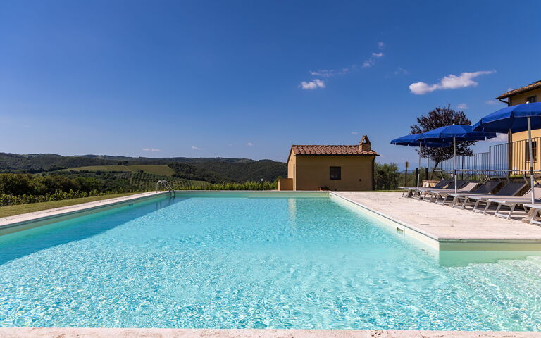 Villa Il Caggio: pool, Udendørs, Udvendige, Visninger