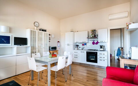 Feriebolig Vela: Frokostlokale, Køkken, Stue