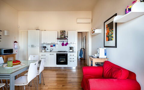 Feriebolig Vela: Frokostlokale, Køkken, Stue