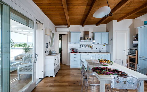 Feriebolig Onda: Frokostlokale, Køkken, Stue