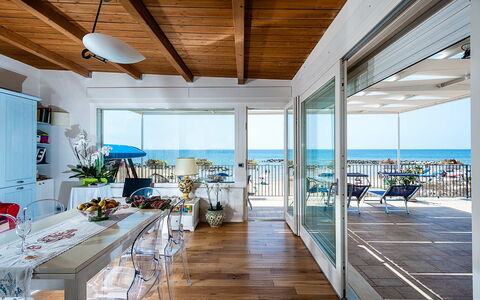 Feriebolig Onda: Frokostlokale, Køkken, Stue