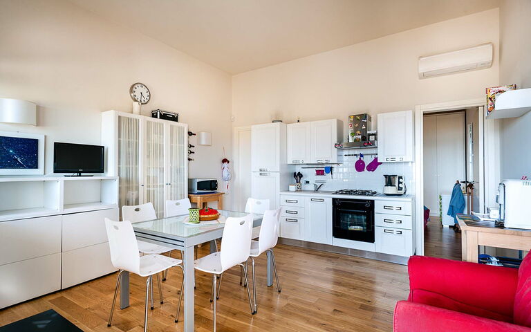 Feriebolig Vela: Frokostlokale, Køkken, Stue