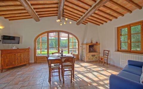 Feriebolig Mulignone 1: Frokostlokale, Stue