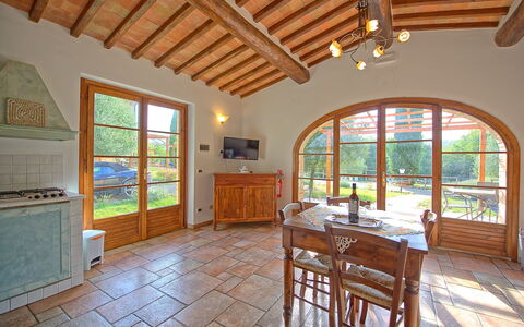 Feriebolig Mulignone 1: Frokostlokale, Stue