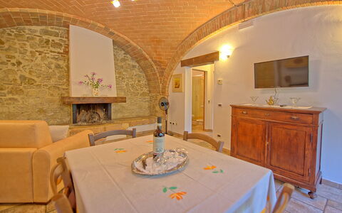 Feriebolig Mulignone 6: Frokostlokale, Stue