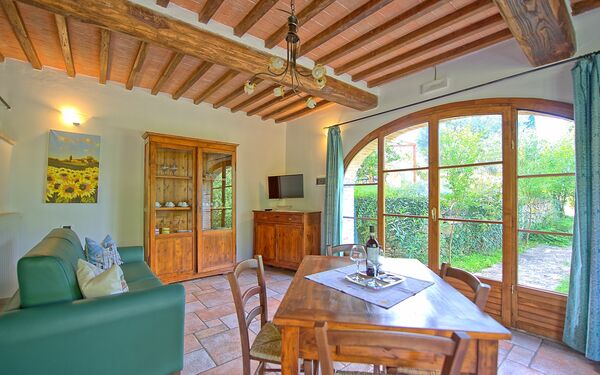 Feriebolig Mulignone 2: Frokostlokale, Køkken, Stue