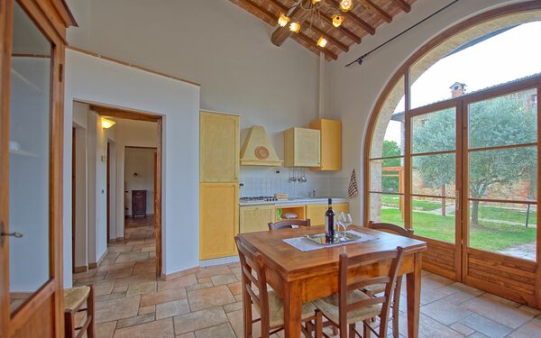 Feriebolig Mulignone 3: Frokostlokale, Køkken, Stue