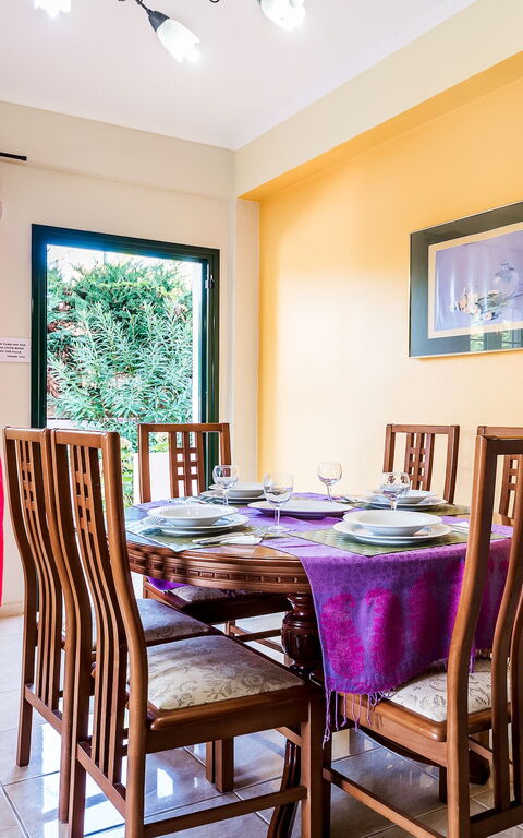 Beachfront Villa Rania: Frokostlokale