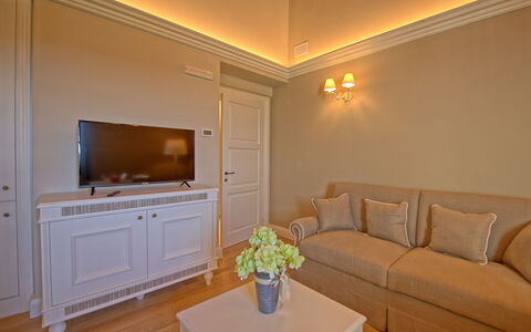 Feriebolig Sole Di Vino - 4: Frokostlokale, Køkken, Stue