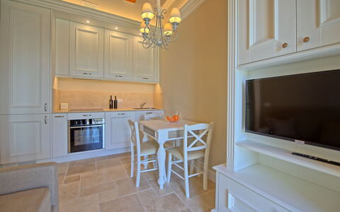 Feriebolig Sole Di Vino - 1: Frokostlokale, Køkken, Stue