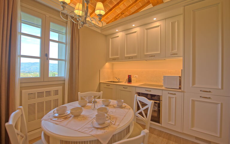 Feriebolig Sole Di Vino - 3: Frokostlokale, Køkken, Stue