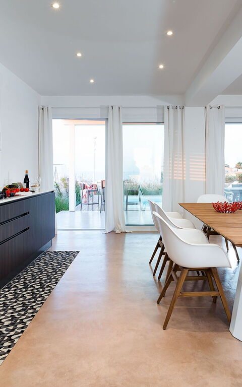 Villa San Lorenzo Palma: Frokostlokale, Køkken, Stue