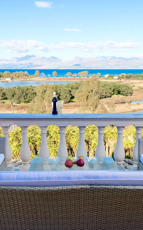 Villa Corfu Panorama: Altan / terrasse / gårdhave, Visninger