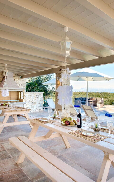 Villa Corfu Panorama: Altan / terrasse / gårdhave