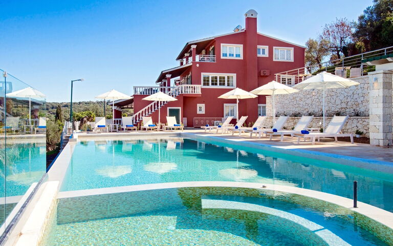 Villa Corfu Panorama: pool, Udendørs