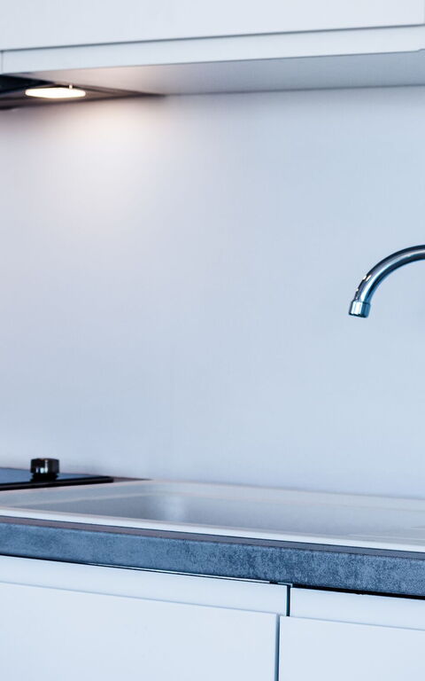 Villa Athena: Frokostlokale, Køkken, Stue