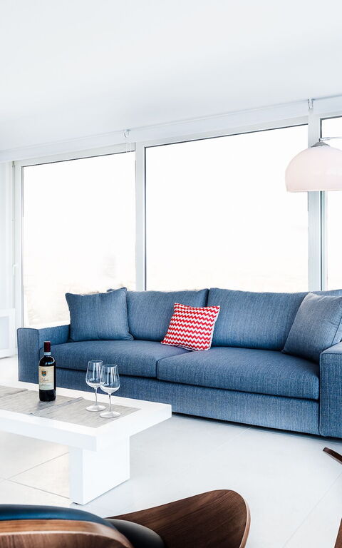 Villa Athena: Frokostlokale, Køkken, Stue