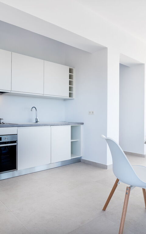 Villa Nafsika: Frokostlokale, Køkken