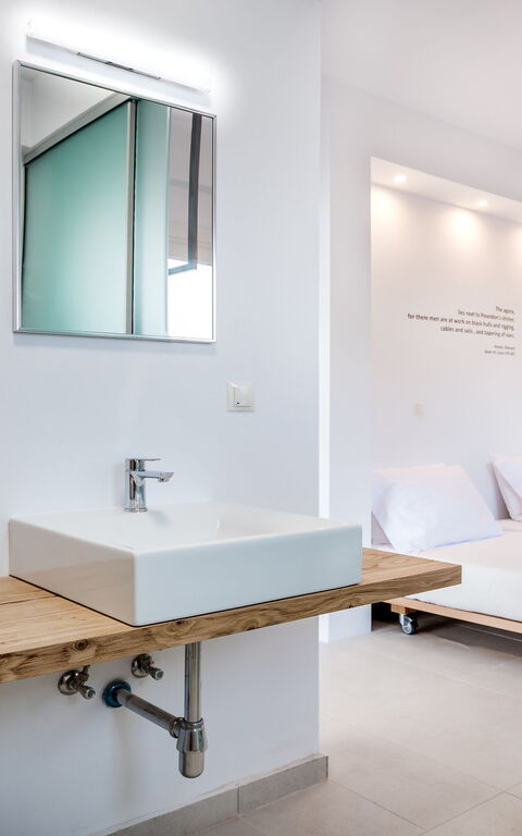 Villa Nafsika: Badeværelse