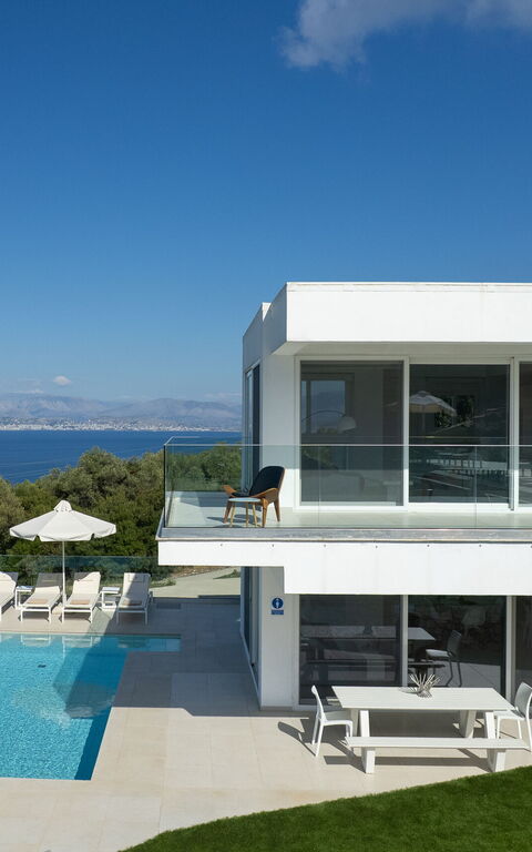 Villa Nafsika: pool, Udendørs, Udvendige, Visninger