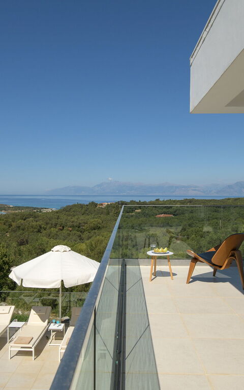 Villa Nafsika: Udendørs, Udvendige, Visninger